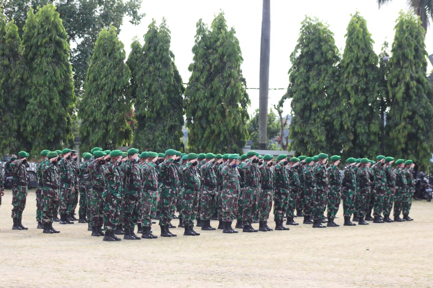 Personel Kodim 0410/KBL Laksanakan Apel Pengamanan Peringatan Hari ...