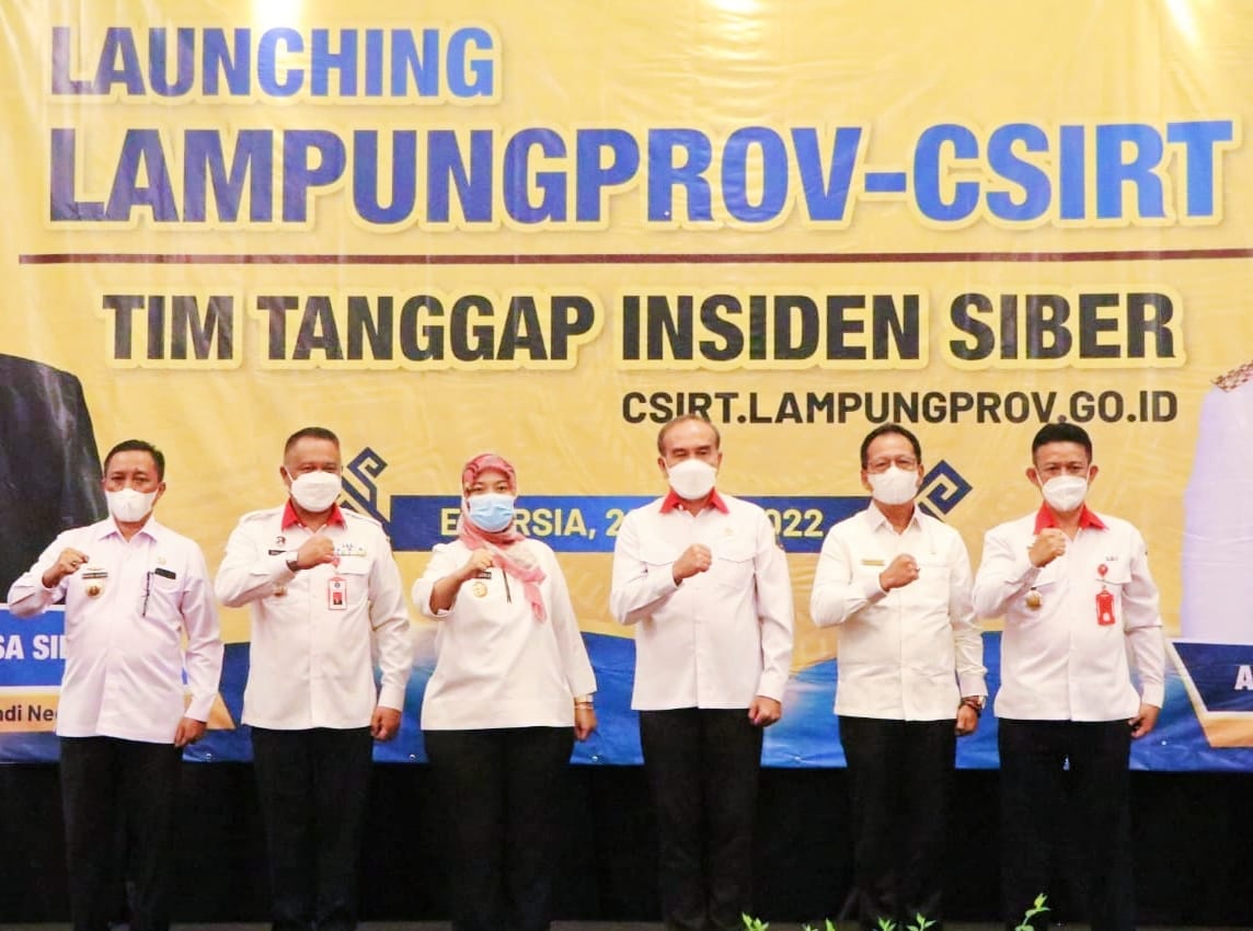 Pemprov Lampung Launching Tim Tanggap Insiden Siber Computer Security ...