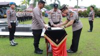 Kasat Reskrim Polres Kampar Hari ini Melaksanakan Sertijab Dipimpin Langsung Kapolres Kampar