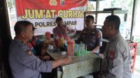 Jumat Curhat Hari Bhayangkara Ke-77, Polres Kampar Sampaikan Pesan dan Himbauan Kamtibmas