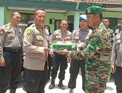 Ucapkan Selamat Ultah TNI ke-78,Kapolsek Balaendah Datangi Yon Zipur 3 Kompi A