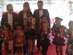 Hari Batik dan HUT TNI ke-78,Perlombakan Fashion Show Anak