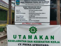 Bhabinkamtibmas dan Babinsa Monitoring Rehabilitasi SDN 3 Tunggilis