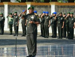 Danrem 043/Gatam Pimpin Ziarah Peringatan Hari Juang TNI AD ke-78