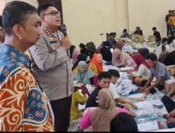 Lipat Surat Suara,Kapolres Lamsel Imbau Kertas Rusak Segera Lapor