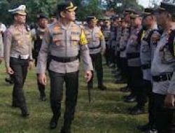 Polresta Banyumas Laksanakan Apel Pengecekan Kesiapan Personel Pengamanan TPS