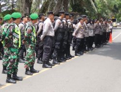 Ratusan Personel TNI-Polri Dikerahkan Amankan Rapat Pleno KPUD Indramayu