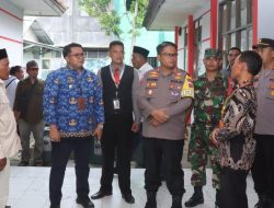 AKBP M Fahri Siregar Monitoring Rapat Pleno Rekapitulasi Pemilu 2024 Tingkat PPK