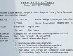 KPU Way Kanan Tutup Mata Tentukan Calon PPK Pilkada 2024