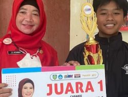 Wakili SMPN 1 Patrol,Rizqi Yusup Maulana Gondol Juara 1 Karate Saka Putra O2SN