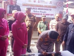 Resmikan Bedah Rumah dan Sumur Bor di Juntinyuat,Kapolres Indramayu Paparkan Ini