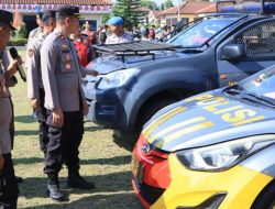 Polres Lampung Utara Cek Kendaraan Dinas Jelang Pilkada 2024