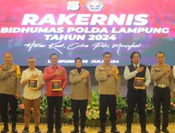 Bidang Humas Polda Lampung Gelar Rakernis 2024, Launching Tribratanews Polres dan Polresta