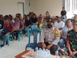 Bhabinkamtibmas Dan Babinsa Dukung Program Vaksinasi Polio Bagi Anak