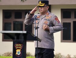 Pimpin Apel Gabungan, Kapolres SBB Ingatkan Jaga Nama Baik Polri