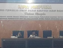 La Nyong Pimpin Paripurna DPRD SBB Penyampaian Pelaksanaan APBD 2023