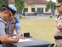 Polres Lampung Utara Gelar Upacara Sertijab