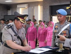 Kapolres Demak Pimpin Sertijab Kabagren Dan Kabaglog