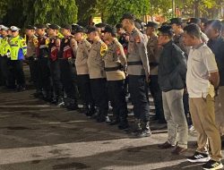 Patroli Skala Besar Antisipasi Knalpot Brong,Polres Sragen Kerahkan Puluhan Personil