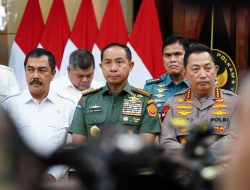 Rakor Tingkat Menteri di Kemenko Polkam RI Dihadiri Panglima TNI