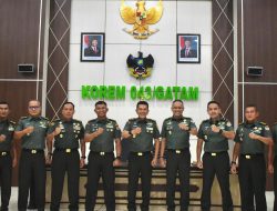 Kunker Sahli Kasad di Korem 043/Gatam Disambut Brigjen TNI Rikas Hidayatullah