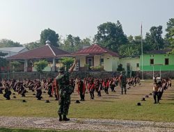 Babinsa Koramil 15/Gemolong Bina Generasi Muda Bela Negara