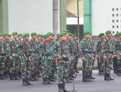 Danrem 043/Gatam Sampaikan Amanat Kasad pada Upacara Bulanan