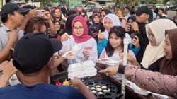 Akhir Masa Kampanye,Nanda-Anton Sempatkan Jumpai Pedagang UMKM