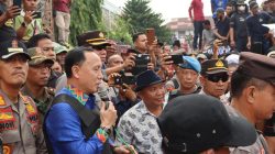 Polres Lampung Utara Amankan Aksi Damai Persatuan Petani Singkong