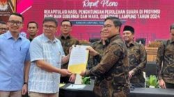 Ini Nama Pemenang Hasil Rekap Pilkada KPU provinsi Lampung