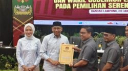 Sah, Mirza-Jihan Gubernur Lampung Terpilih Priode 2025-2030